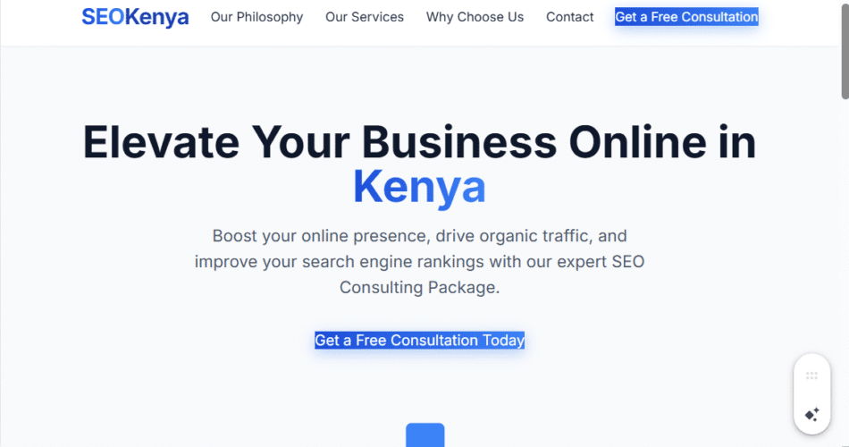 SEO Consulting Package in Kenya: