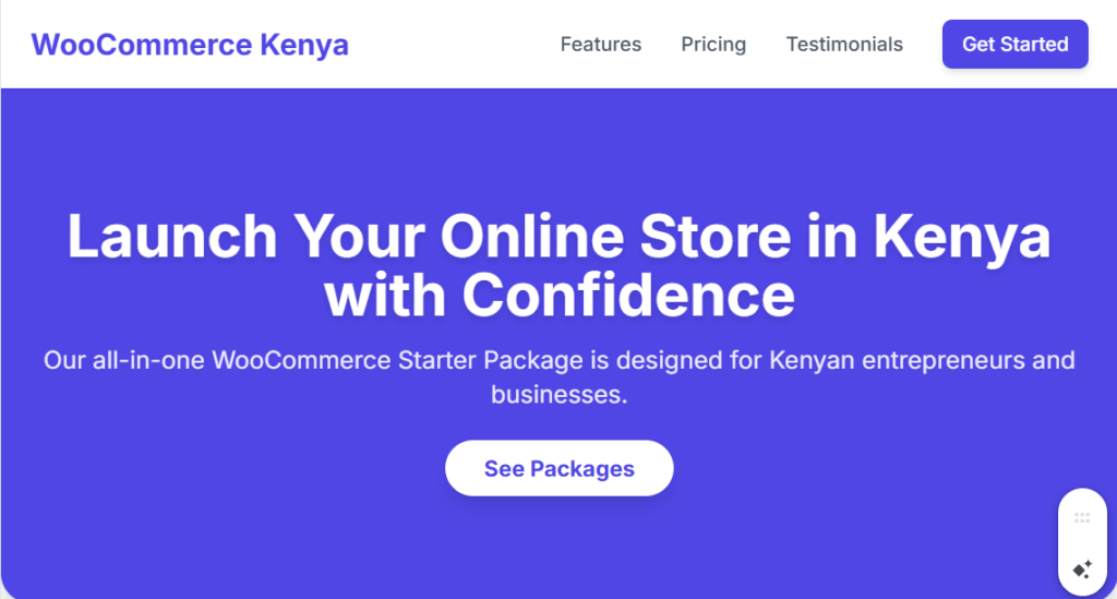 WooCommerce Starter Package in Kenya: