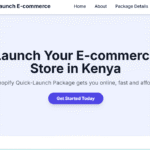 Shopify Quick-Launch Package in Kenya: