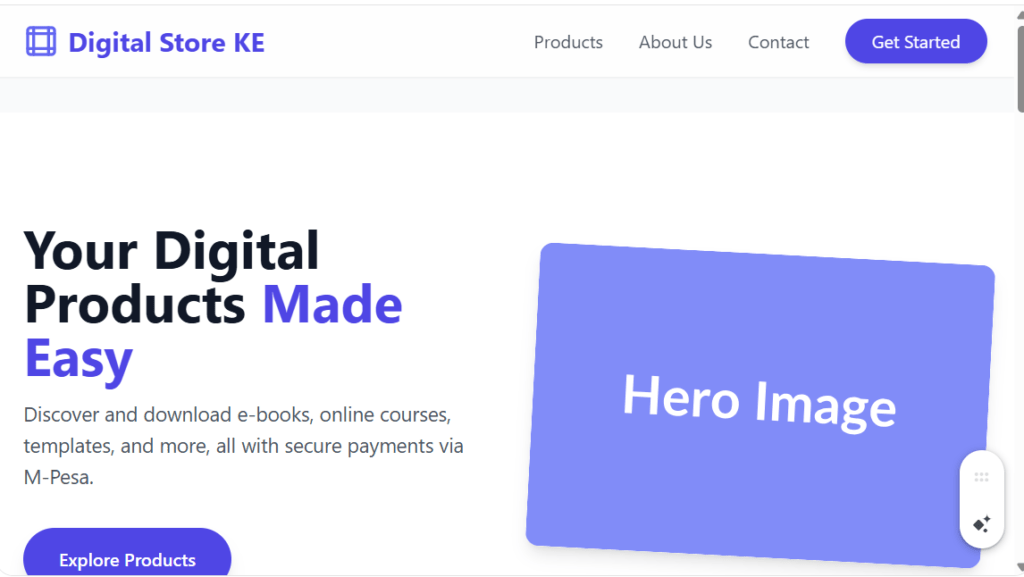 Digital Products Store Package in Kenya