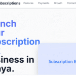 Subscription Box Website Package in Kenya: