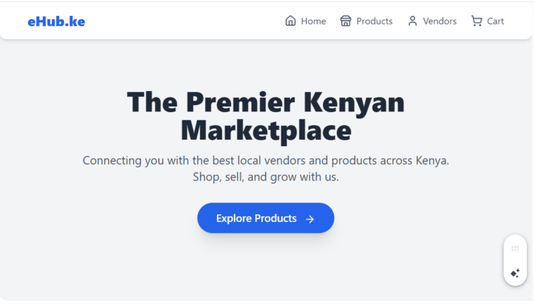 Online Marketplace (Multi-Vendor) Package in Kenya: