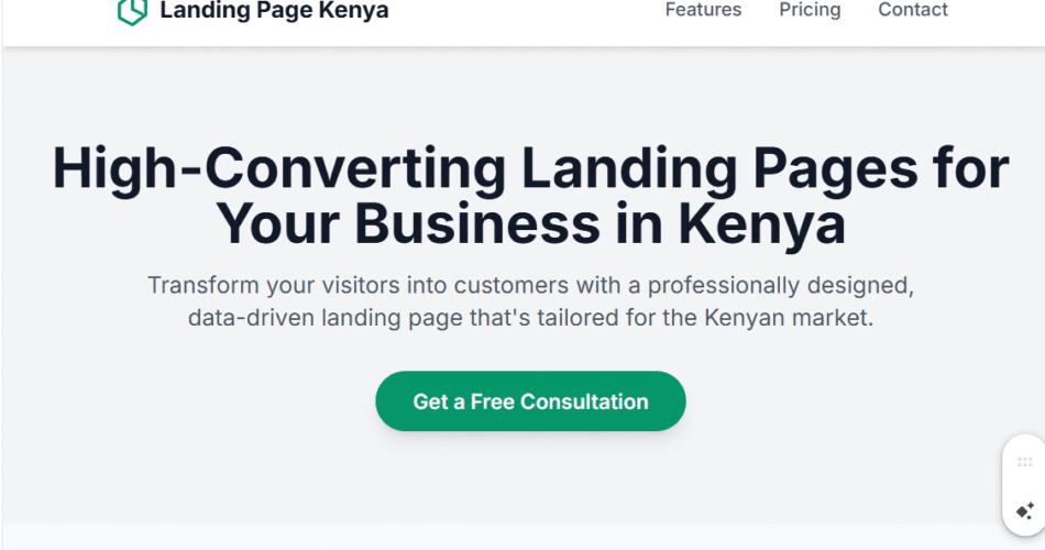 Landing Page Package in Kenya
