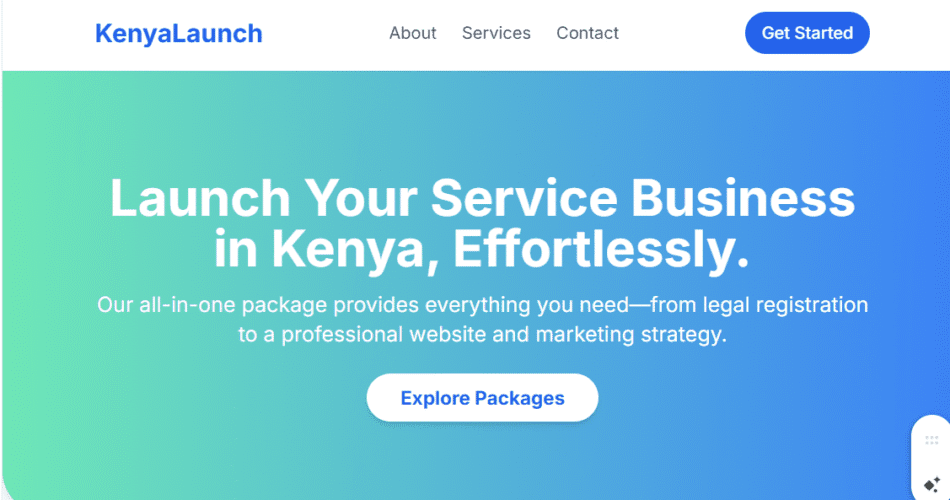Service-Based Business Package in Kenya