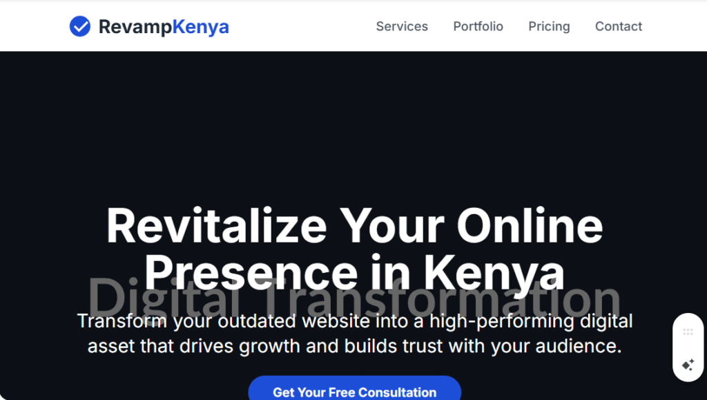Website Revamp Package in Kenya
