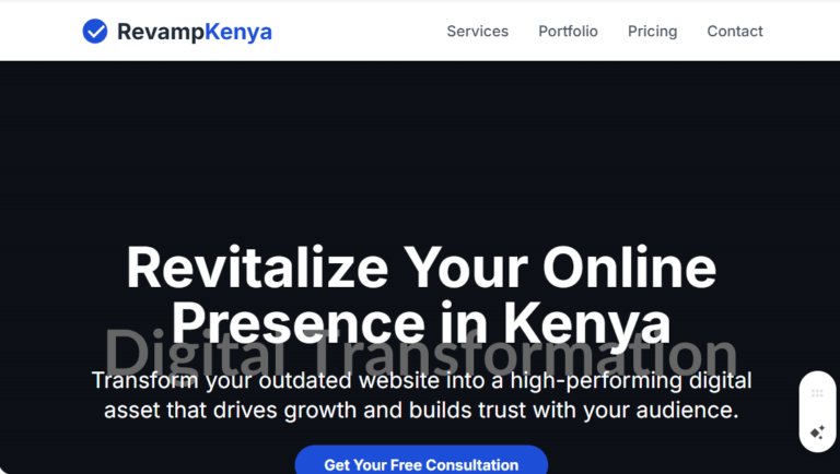 Website Revamp Package in Kenya