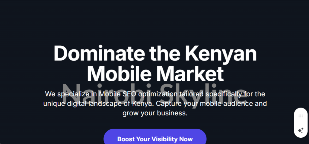 Mobile SEO Optimization in Kenya 1 MOBILE SEO OPTIMIZATION IN KENYA