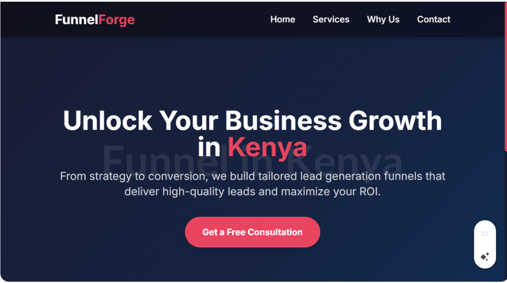 Lead Generation Funnel Package in Kenya: