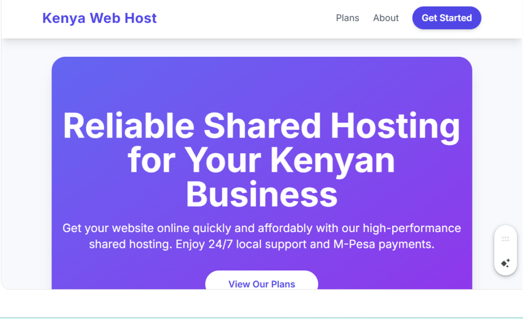 Shared Hosting in Kenya