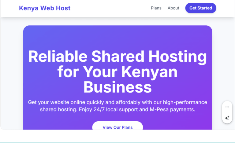 Shared Hosting in Kenya