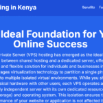 VPS (Virtual Private Server) Hosting in Kenya