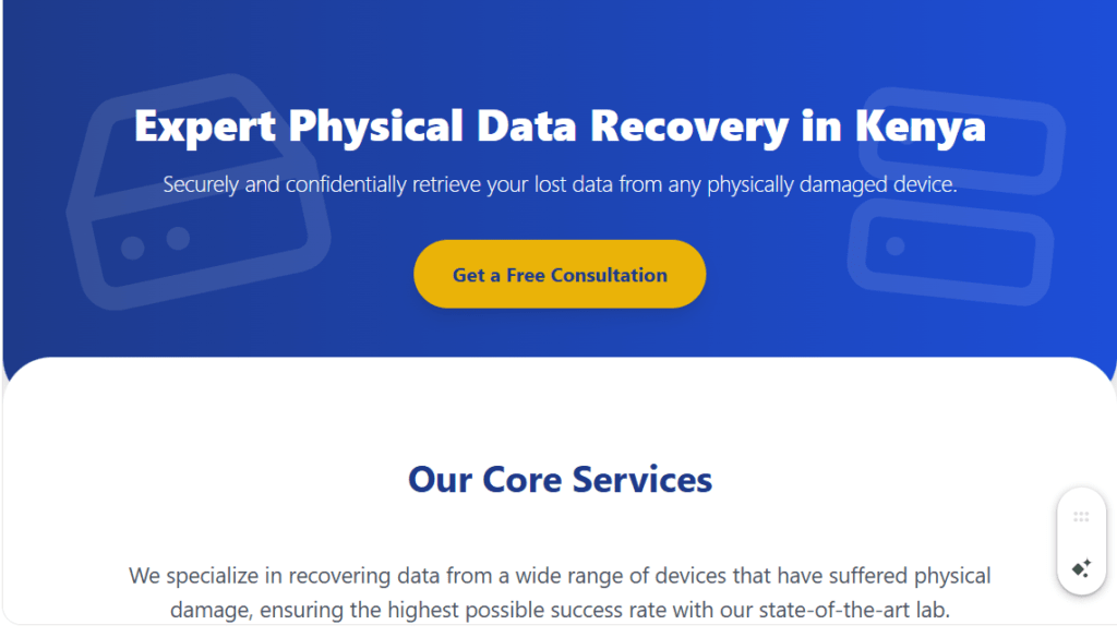 Physical Data Recovery in Kenya