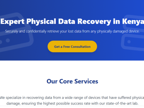 Physical Data Recovery in Kenya