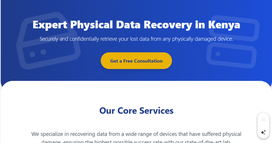 Physical Data Recovery in Kenya