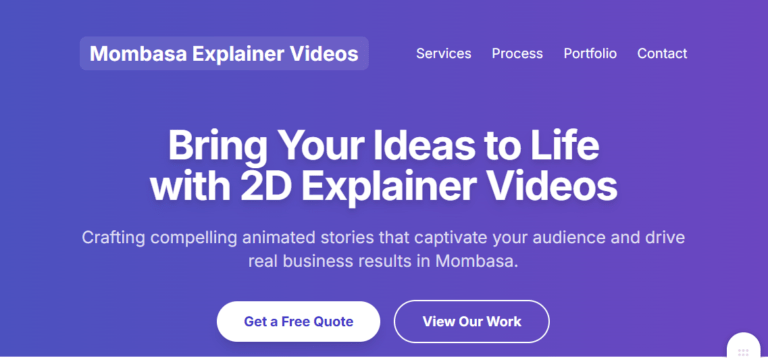 Mombasa 2D Explainer Video Services