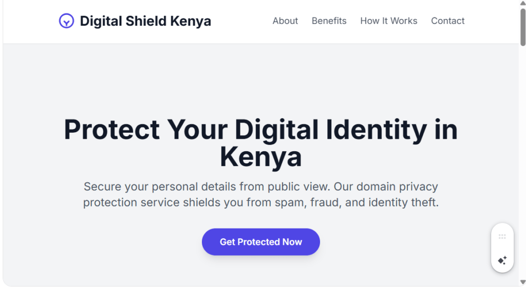 Domain Privacy Protection in Kenya