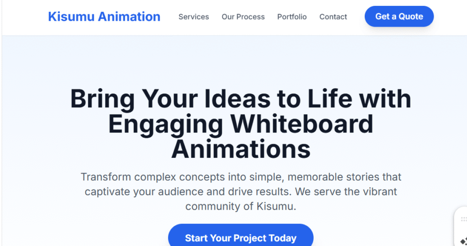Kisumu Whiteboard Animation Services: