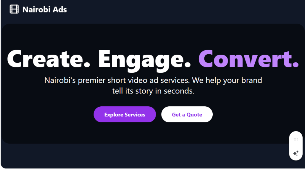 Nairobi Short Video Ad Services
