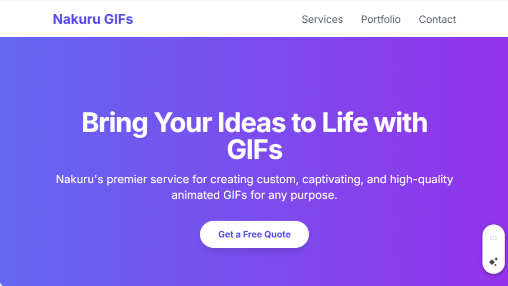 Nakuru GIF Creation Services