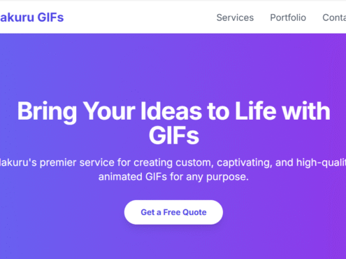 Nakuru GIF Creation Services