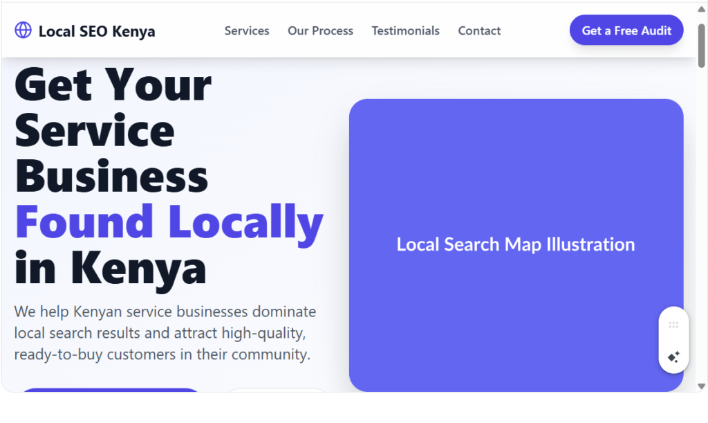 LOCAL SEO FOR SERVICE BUSINESSES IN KENYA