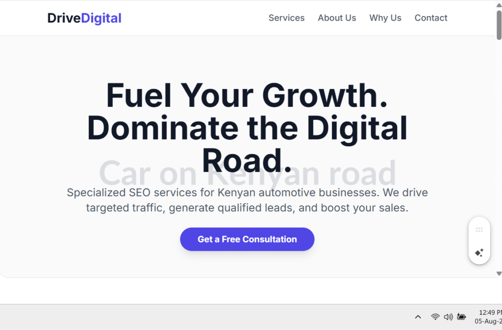 SEO for Automotive Businesses in Kenya 1 SEO FOR AUTOMOTIVE BUSINESSES IN KENYA