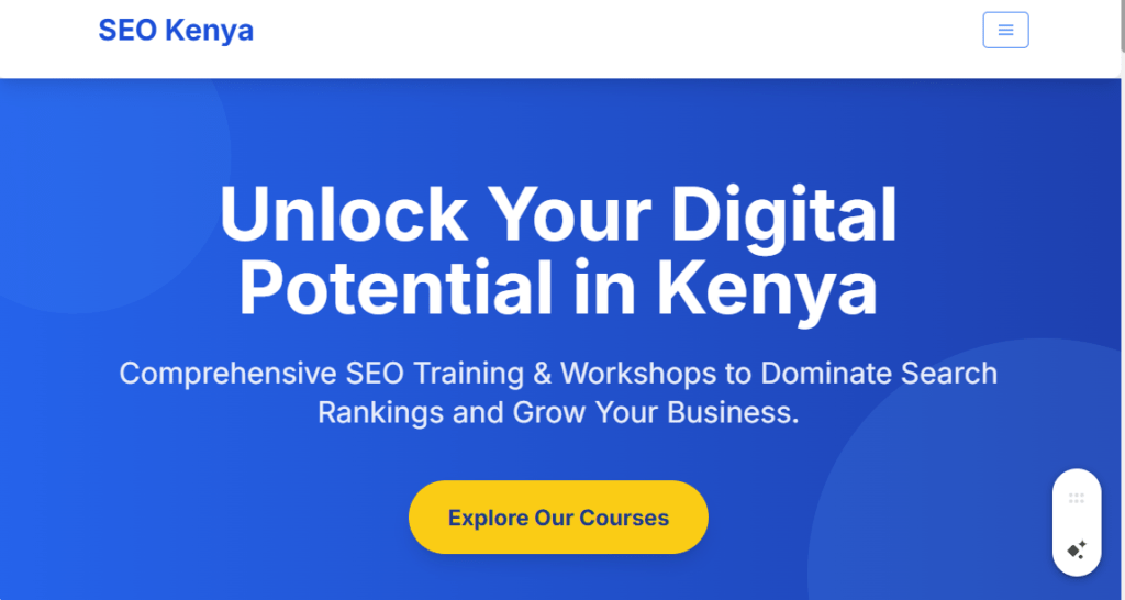 SEO Training & Workshops in Kenya