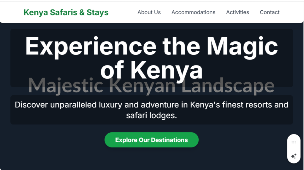 SEO for Resorts & Lodges in Kenya