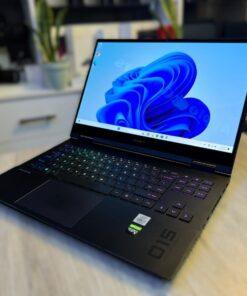 Alternative view of Hp Omen 15 intel core i7 10th gen 1tb ssd 16gb ram 2.8Ghz RGB backlit keyboard 4K screen display RTX 2070 8Gb dedicated graphics
