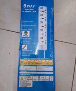 Alternative view of Marken 5 way 3metres Extension with Power Surge Protector