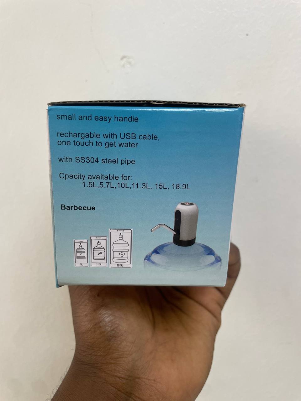 Rechargeable Automatic Water Dispenser 7 Rechargeable Automatic Water Dispenser