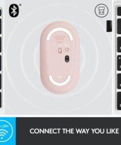 Alternative view of Logitech Pebble M350 Wireless Mouse (pink)