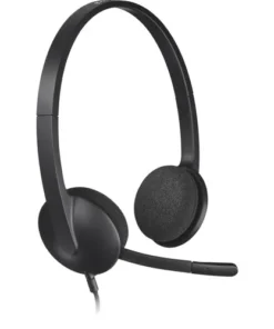 Alternative view of Logitech H390 USB Headset with Noise-Cancelling Microphone
