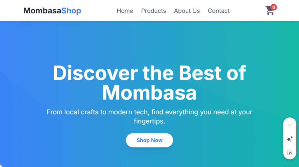 E-commerce Website Design & Development Mombasa