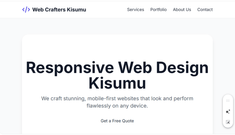 Responsive Web Design Kisumu