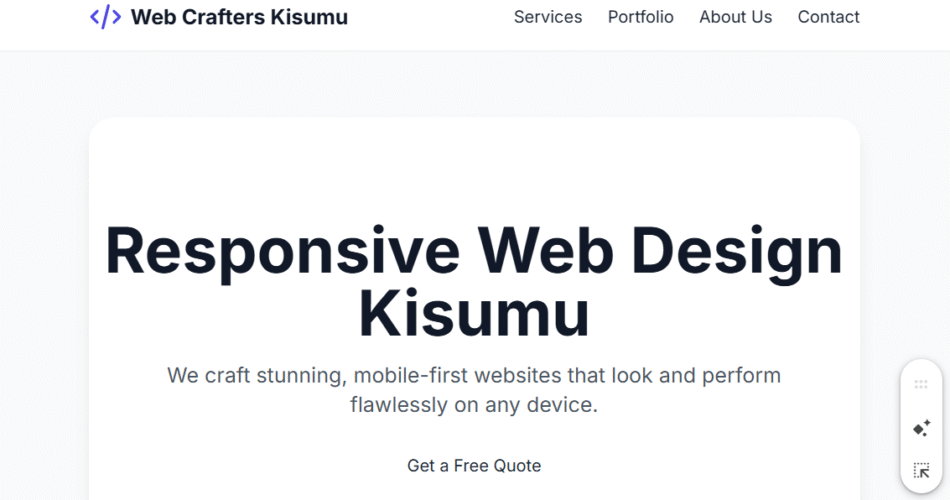 Responsive Web Design Kisumu