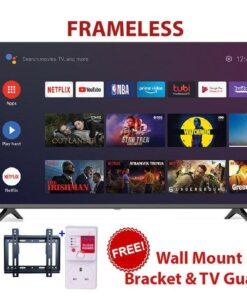 CTC 50 Inch Smart Android 4K UHD TV ,YouTube, Netflix, Frameless