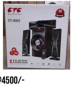 CTC CT-6003 3.1CH SUPER BASS Subwoofer 20000W PMPO BT/USB/SD/FM/AUX