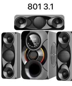 Globalstar GS-801 3.1 X-Bass Multimedia Speaker System