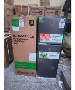 Synix 137L Double Door Fridge – 3-Star Energy Efficient With FREE Power Fridge Guard