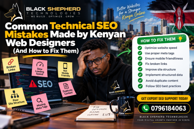 Common Technical SEO Mistakes Made by Kenyan Web Designers (And How to Fix Them) 6 Best SEO Services