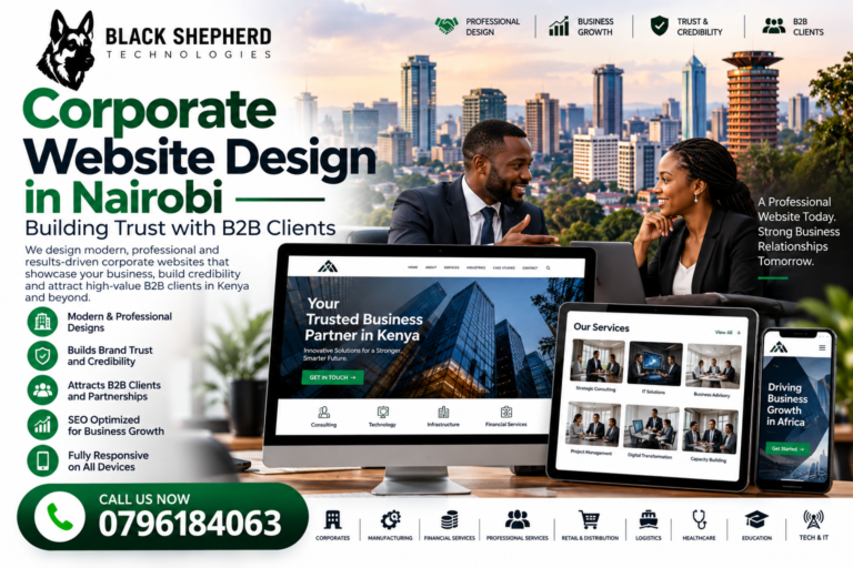 Corporate Website Design in Nairobi: Building Trust with B2B Clients 3 Corporate website design for Nairobi B2B businesses