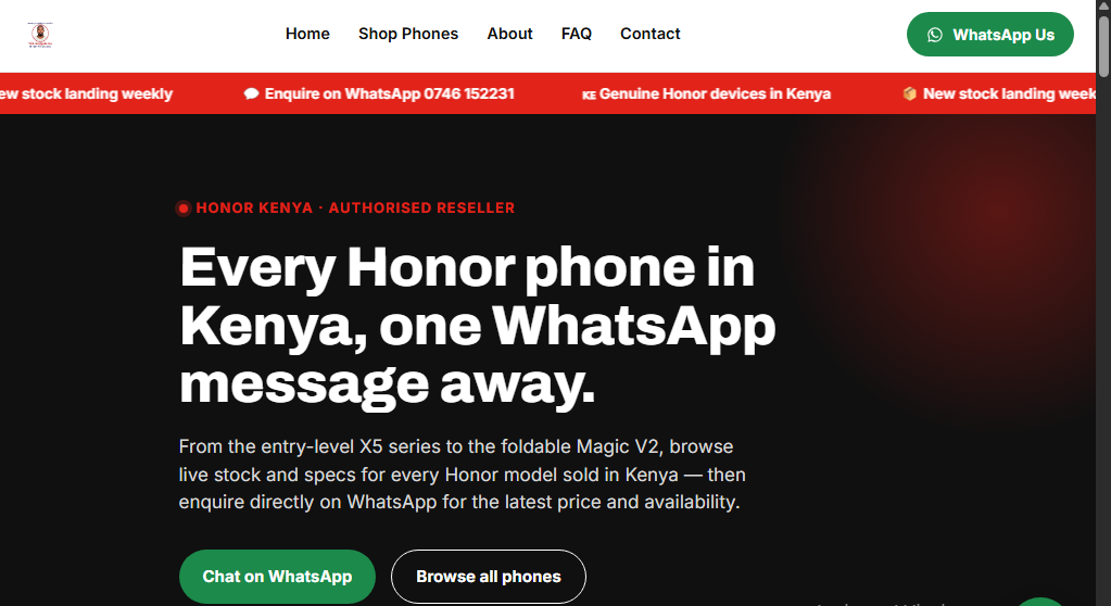 Honor Kenya project image
