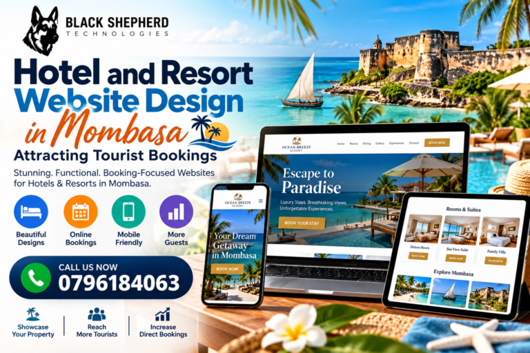 Hotel and Resort Website Design in Mombasa: Attracting Tourist Bookings 4 Best Website Design Services in Kenya