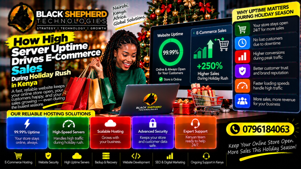 How High Server Uptime Drives E-Commerce Sales During Holiday Rush in Kenya 1 BEST HOSTING & IT SERVICES