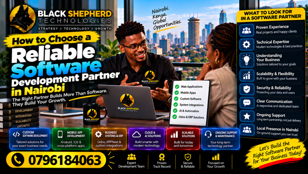How to Choose a Reliable Software Development Partner in Nairobi 1 Best Software & AI Services in Kenya