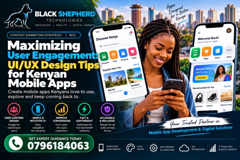 Maximizing User Engagement: UI/UX Design Tips for Kenyan Mobile Apps 1 Best Mobile App Development Services in Kenya