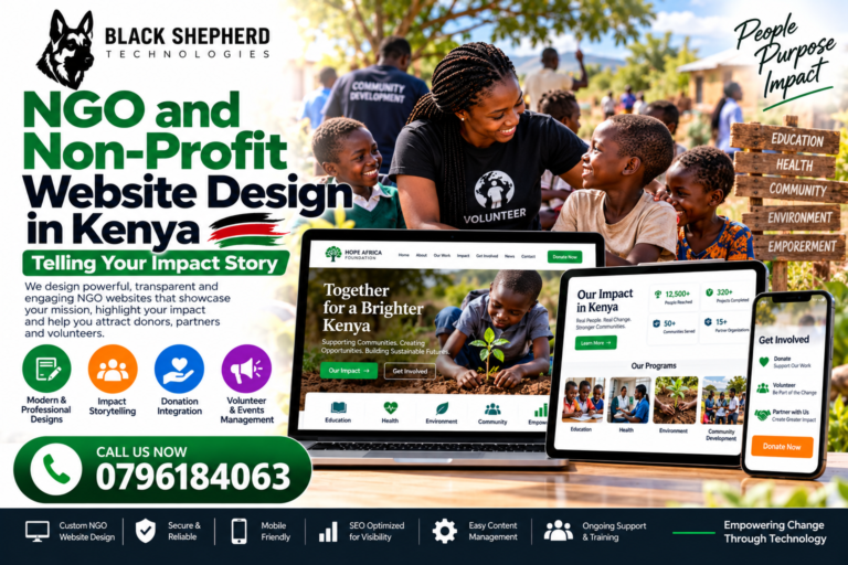 NGO and Non-Profit Website Design in Kenya: Telling Your Impact Story 1 Best Website Design Services in Kenya