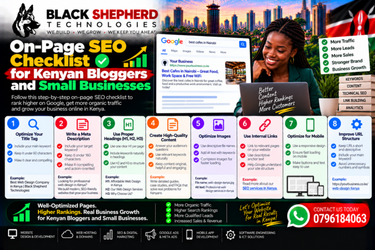 On-Page SEO Checklist for Kenyan Bloggers and Small Businesses 2 BEST HOSTING & IT SERVICES
