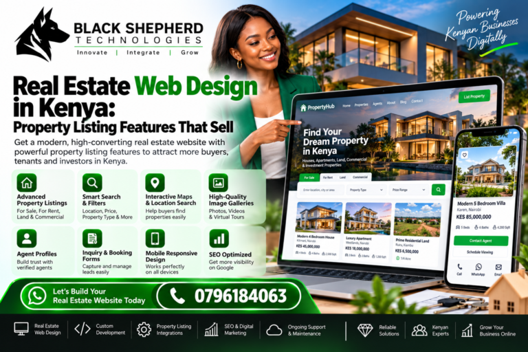 Real Estate Web Design in Kenya: Property Listing Features That Sell 5 Best Website Design Services in Kenya